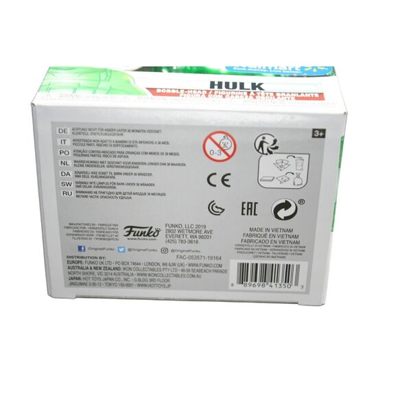 Funko Pop Marvel Avengers Endgame Hulk #499 Green Chrome (Walmart Exclusive) - Picture 11 of 11